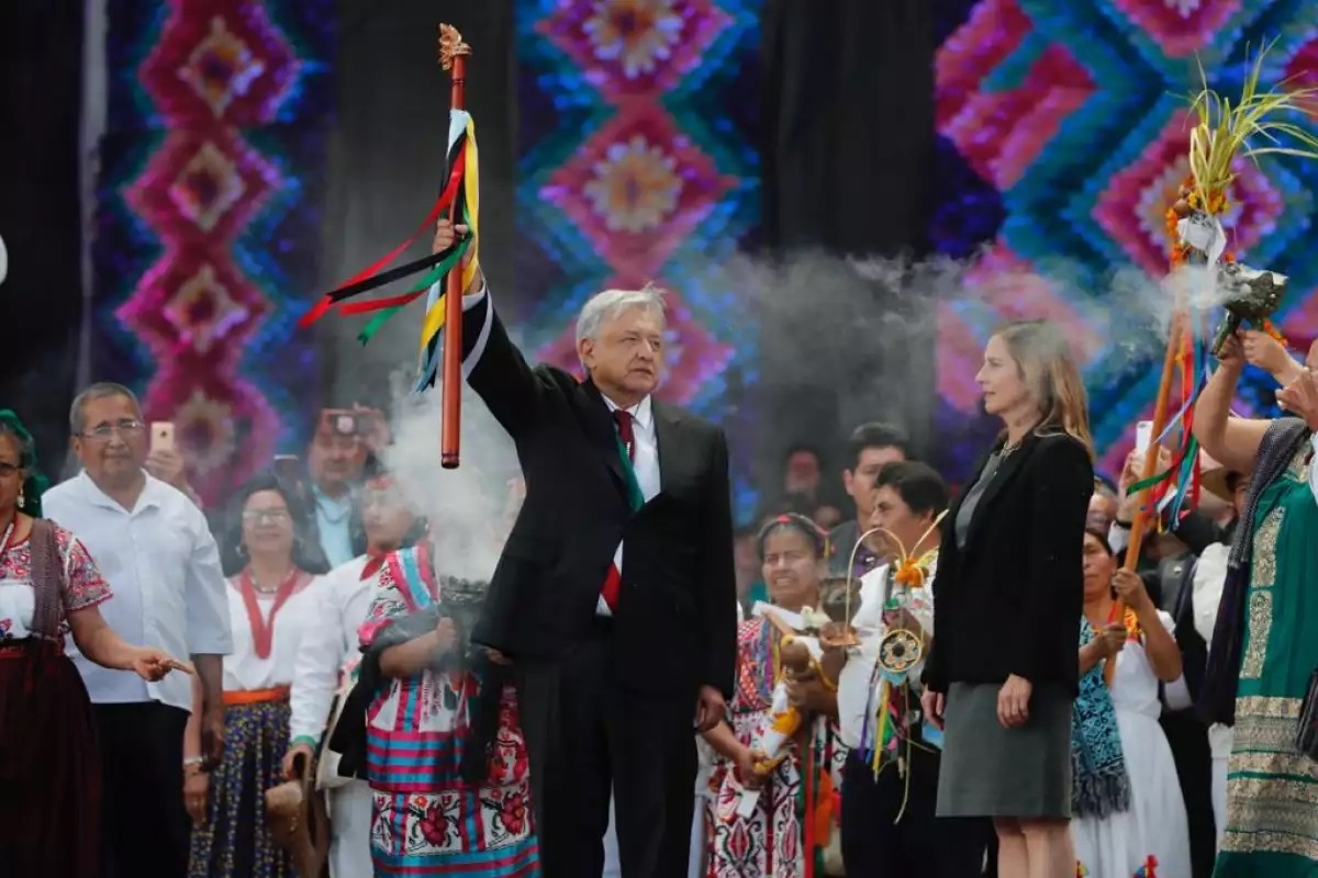 Así entregará el Bastón de Mando el presidente AMLO
