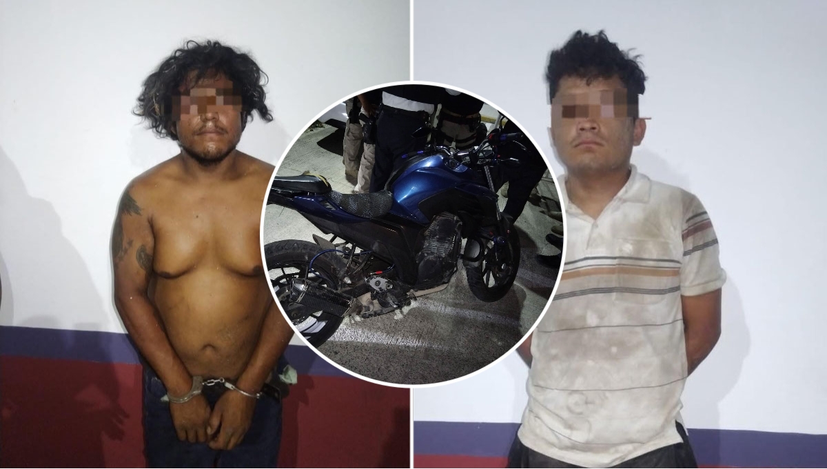Los dos hombres intentaron escapar, pero fueron detenidos