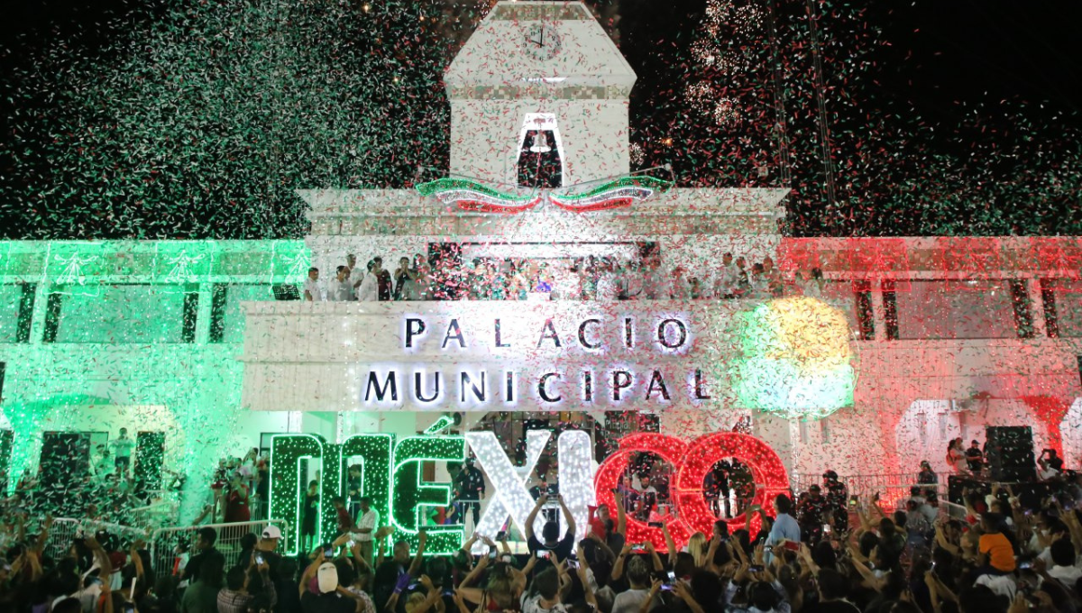 ¿Dónde se da el grito de independencia en Playa del Carmen?