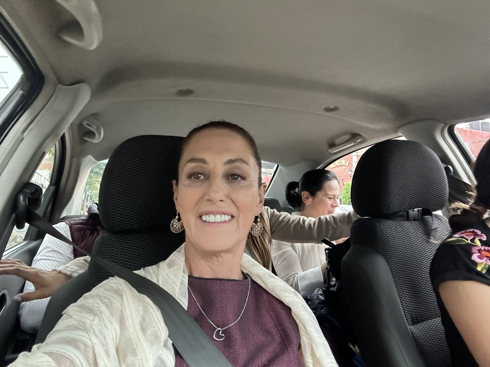 Claudia Sheinbaum ya se encuentra en el World Trade Center