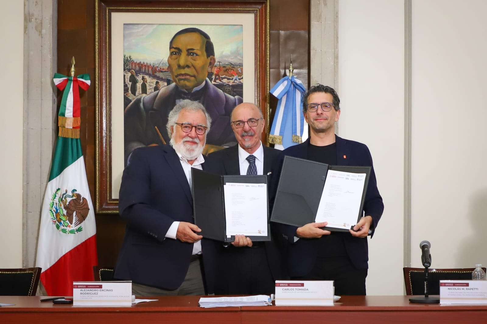 México y Argentina trabajarán por los derechos humanos de las personas