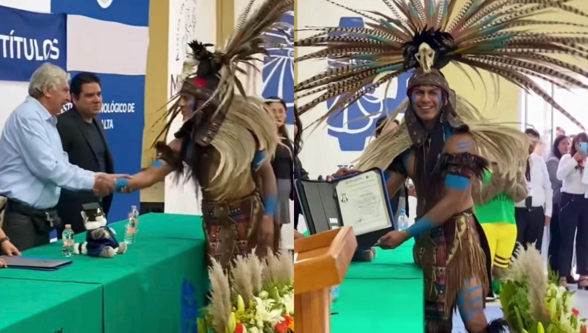 El joven se graduó como Ingeniero Bioquímico del Tecnológico Nacional de México