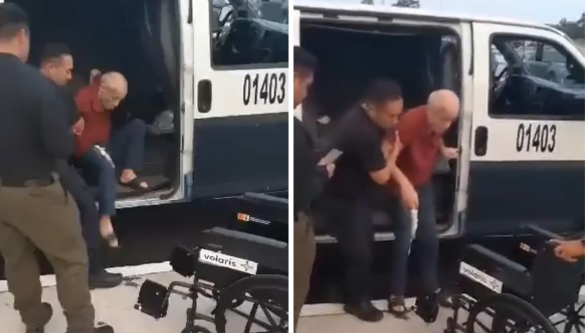 Succar Kuri regresa al Cereso de Cancún; ya fue trasladado desde Chiapas: VIDEO