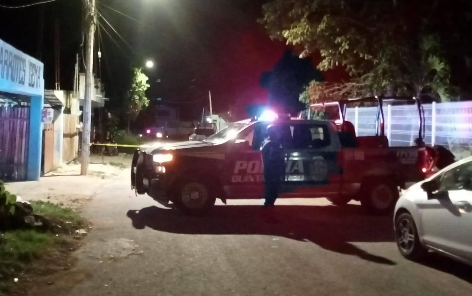La zona fue acordonada por Policías para comenzar las investigaciones
