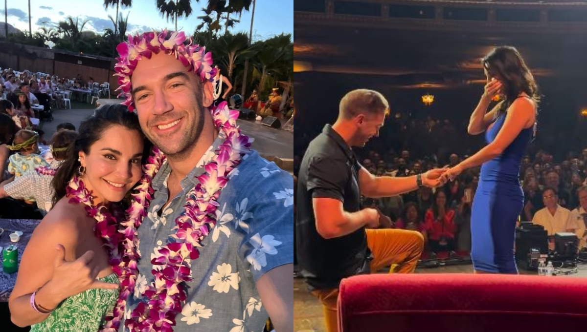 Lewis Howes subió al escenario a Martha Higareda para pedirle matrimonio