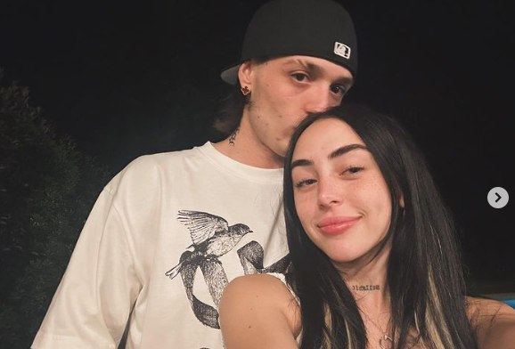 Peso Pluma y Nicki Nicole disfrutaron del Año Nuevo con mucho amor