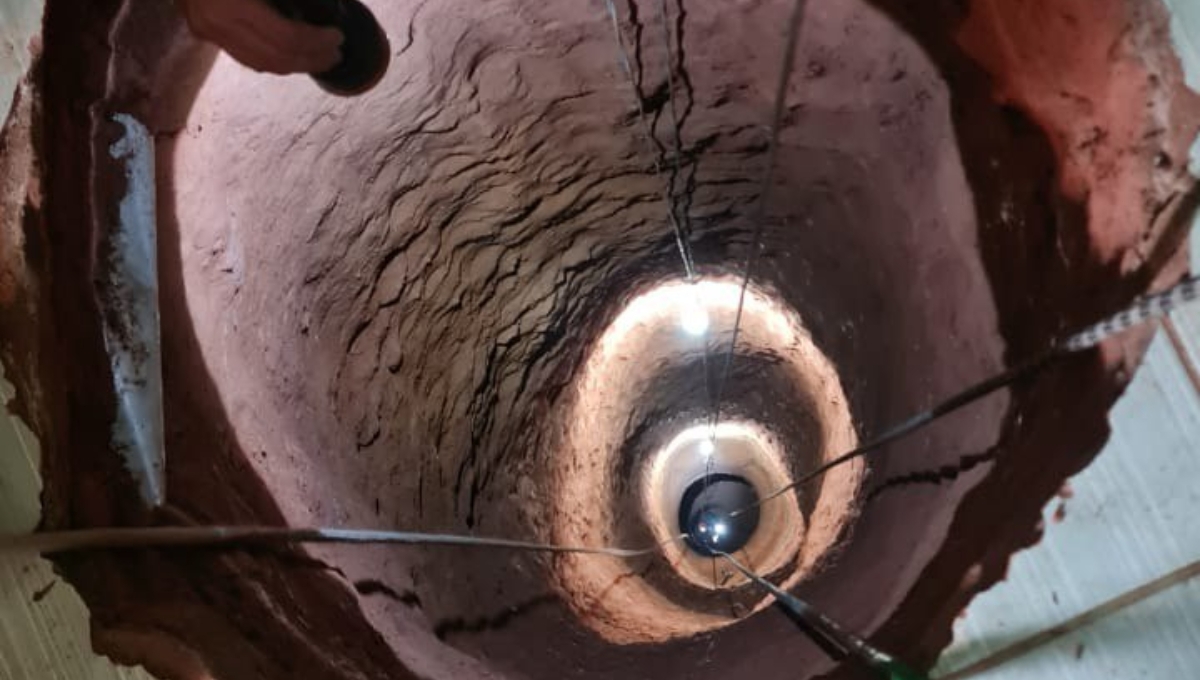 El abuelito quedó atrapado en un túnel de 40 metros en Brasil El abuelito quedó atrapado en un túnel de 40 metros en Brasil