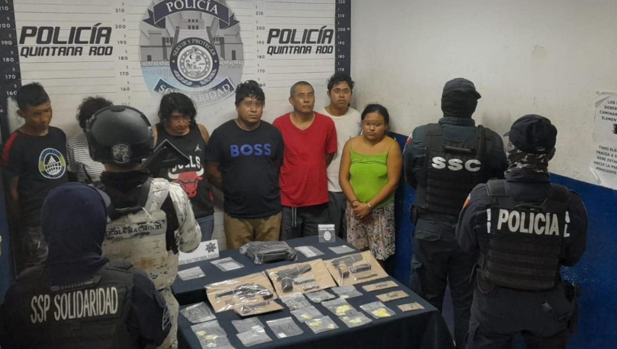 Los siete detenidos quedaron a disposición de la FGE Quintana Roo Los siete detenidos quedaron a disposición de la FGE Quintana Roo