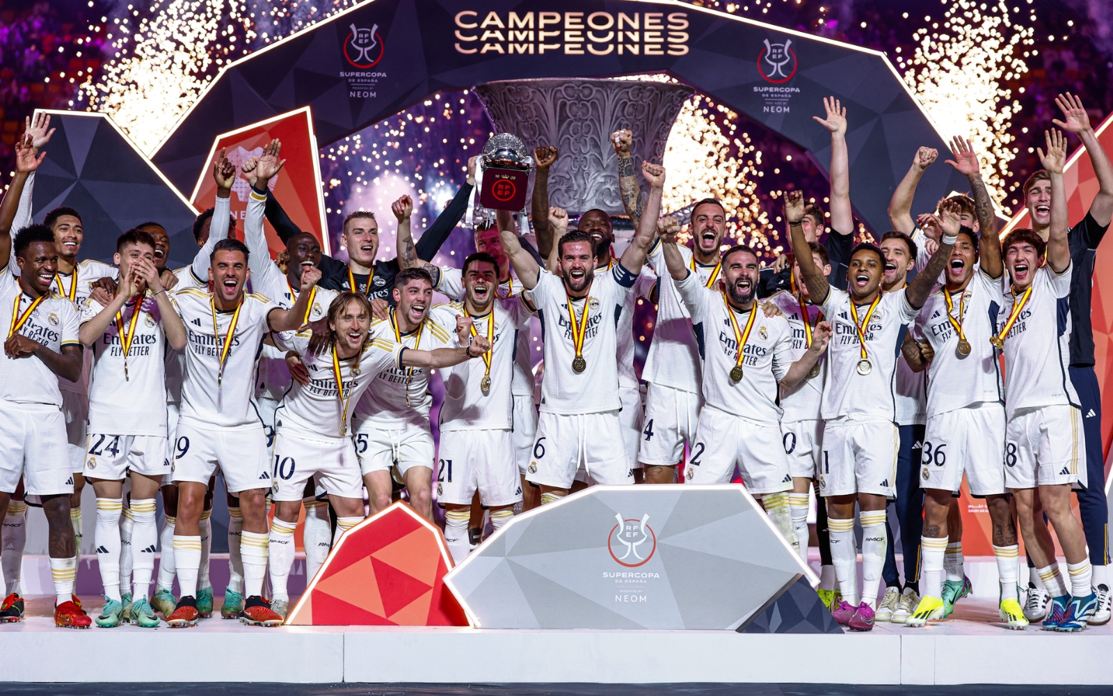 El Real Madrid logró vencer con facilidad al Barcelona en la final de la Copa del Rey