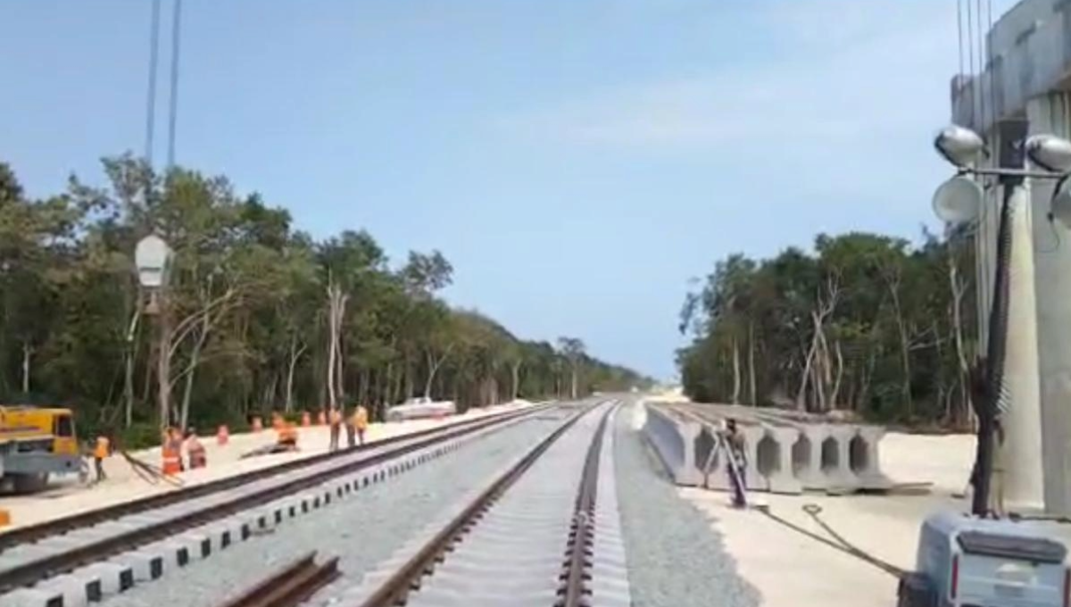 Explicaron que la meta es concluir el puente los rieles antes del 29 de febrero.