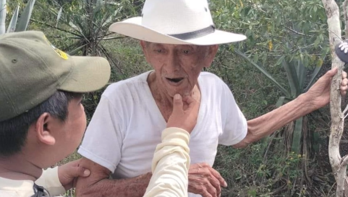 Don Modesto fue ubicado 7 kilómetros, monte adentro Don Modesto fue ubicado 7 kilómetros, monte adentro