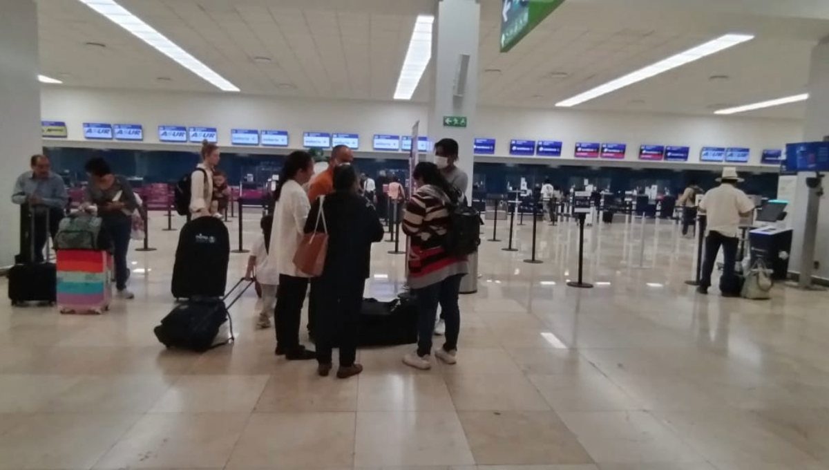 Los vuelos han sido atrasados hasta dos horas