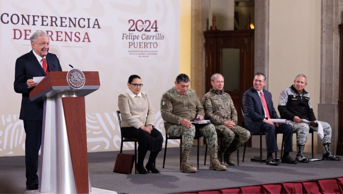 El Presidente López Obrador justificó que dichos antimigrantes de Donald Trump, son parte de la campaña presidencial en Estados Unidos, para ganar votos
