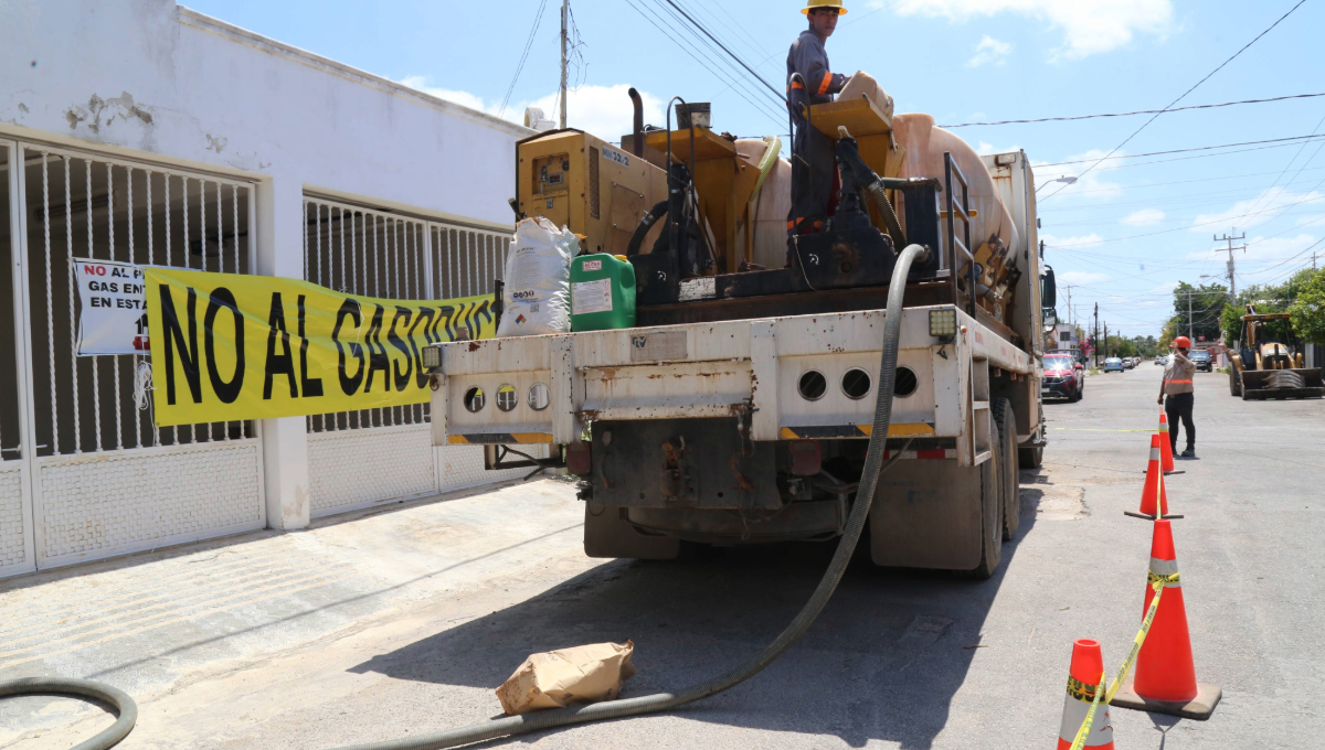 La autoridad permitió las obras, que se ejecutaron bajo engaño, porque se afirmaba que eran de tubería de agua potable