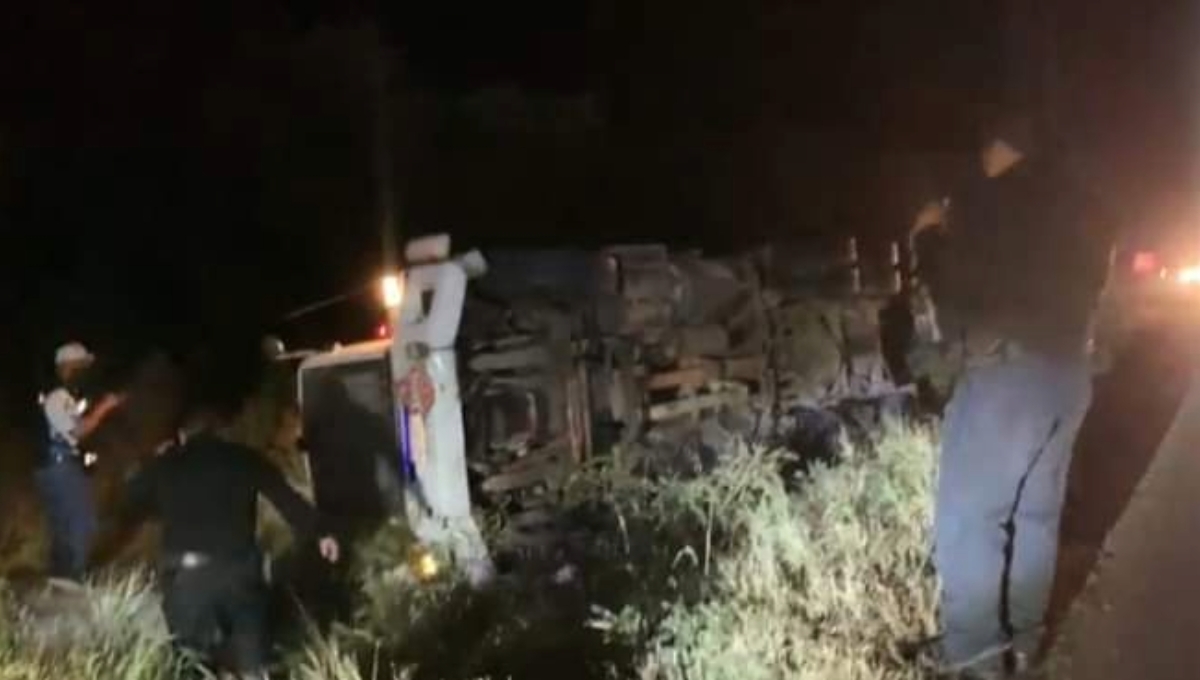 Al dormirse al volante, el conductor de la pesada unidad perdió el control Al dormirse al volante, el conductor de la pesada unidad perdió el control