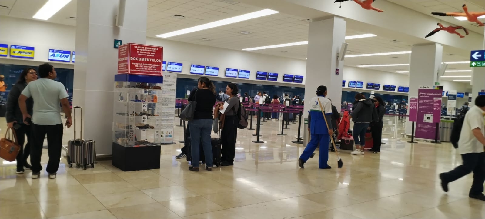 Los vuelos procedentes de la CDMX tuvieron que retrasarse por más de media hora Los vuelos procedentes de la CDMX tuvieron que retrasarse por más de media hora