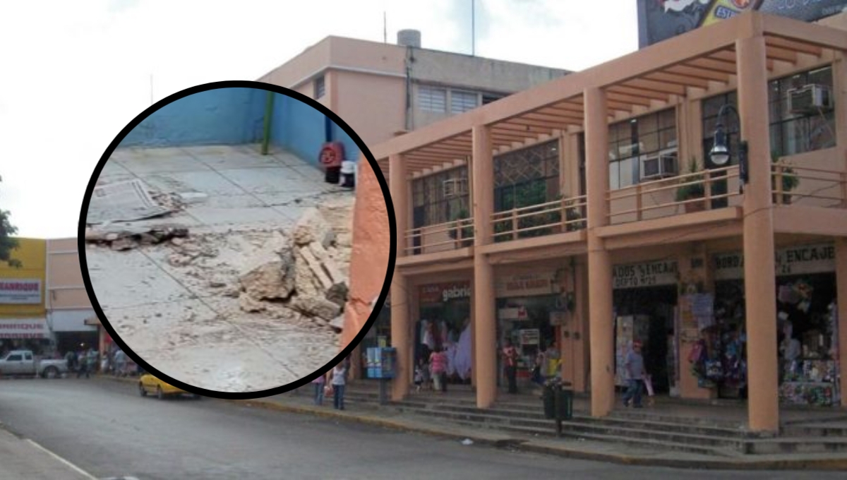 El dueño del local solamente presentó golpes y raspones en el cuerpo