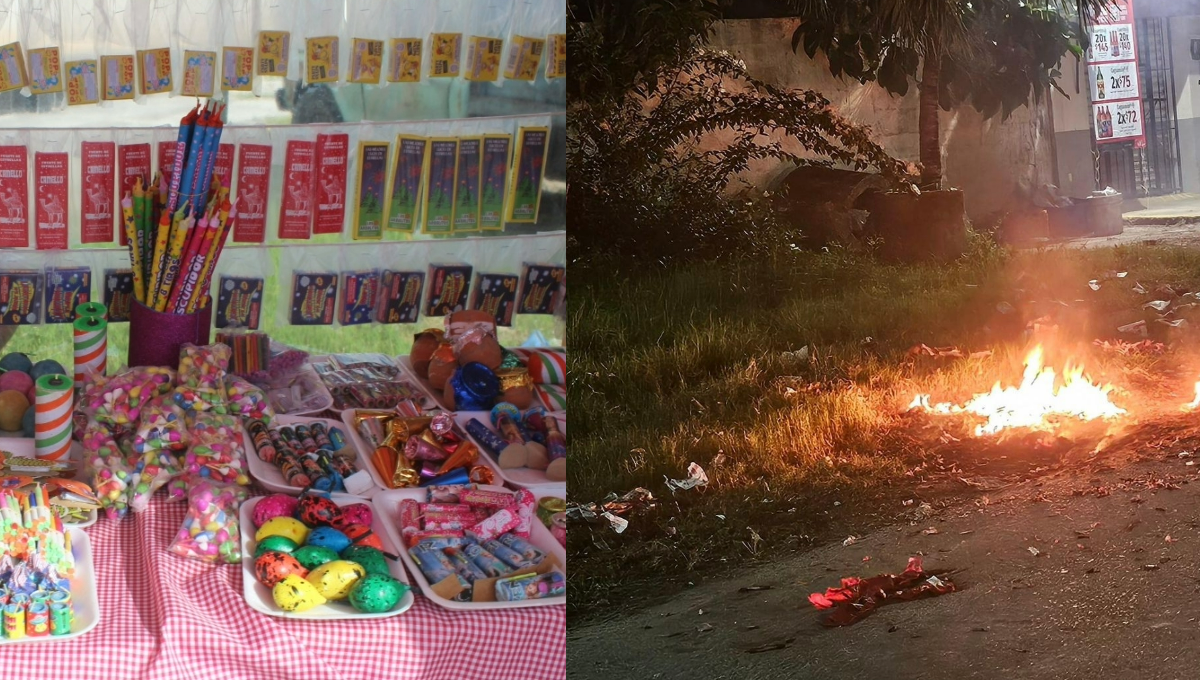 La madrugada de este 1 de enero, el Año Nuevo inundó las calles de olor a pólvora y nubes de humo por el uso de pirotecnia explosiva