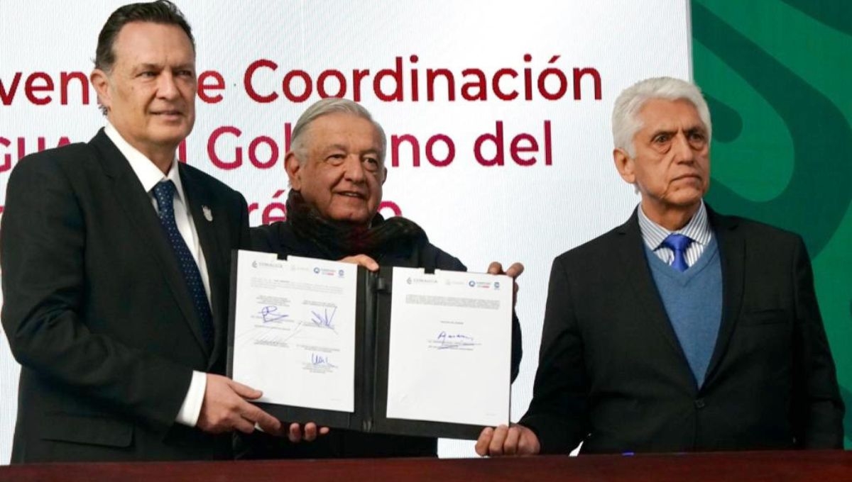 Conagua y Querétaro firmaron este lunes un convenio para llevar a cabo la construcción de un nuevo sistema hídrico denominado El Batán, Agua para todos Conagua y Querétaro firmaron este lunes un convenio para llevar a cabo la construcción de un nuevo sistema hídrico denominado El Batán, Agua para todos