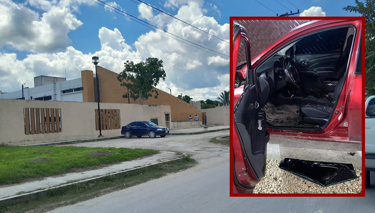 Los delincuentes forzaron la cerradura y dañaron la puerta