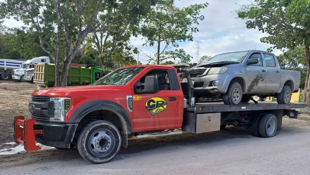 La camioneta que provocó la muerte del motociclista fue asegurada por las autoridades La camioneta que provocó la muerte del motociclista fue asegurada por las autoridades