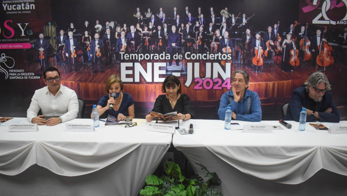 También señaló que el repertorio de este primer programa incluye Danzas Sinfónicas También señaló que el repertorio de este primer programa incluye Danzas Sinfónicas