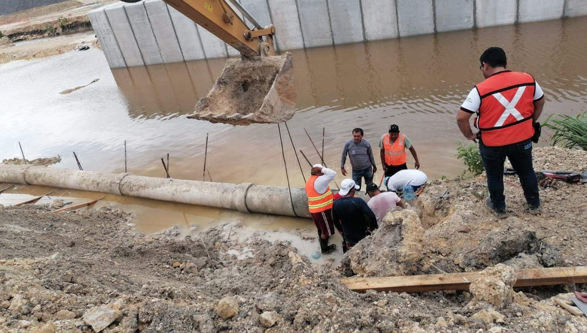 Obra del Tren Maya en Chetumal deja sin agua a una colonia