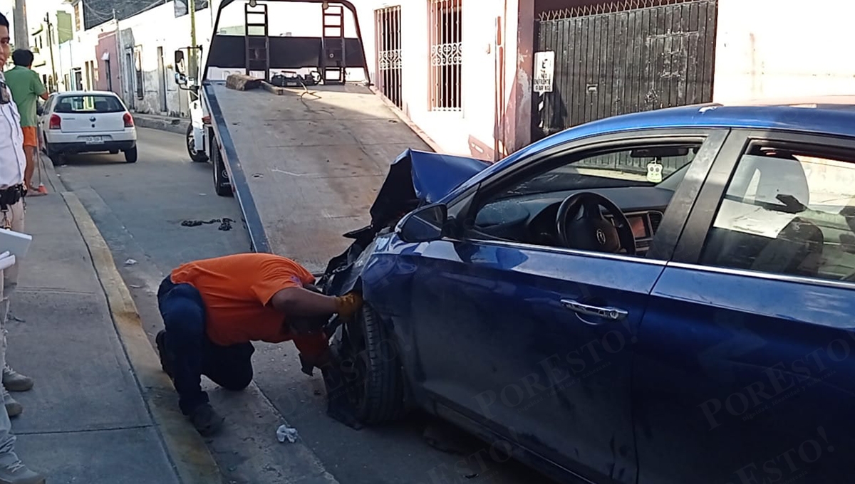 Por fortuna no hubo personas lesionadas durante el percance