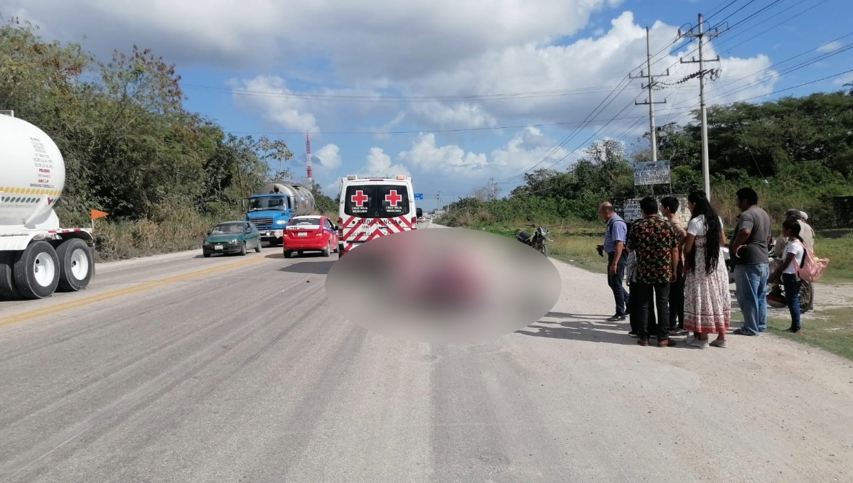 El hombre murió de manera instantánea