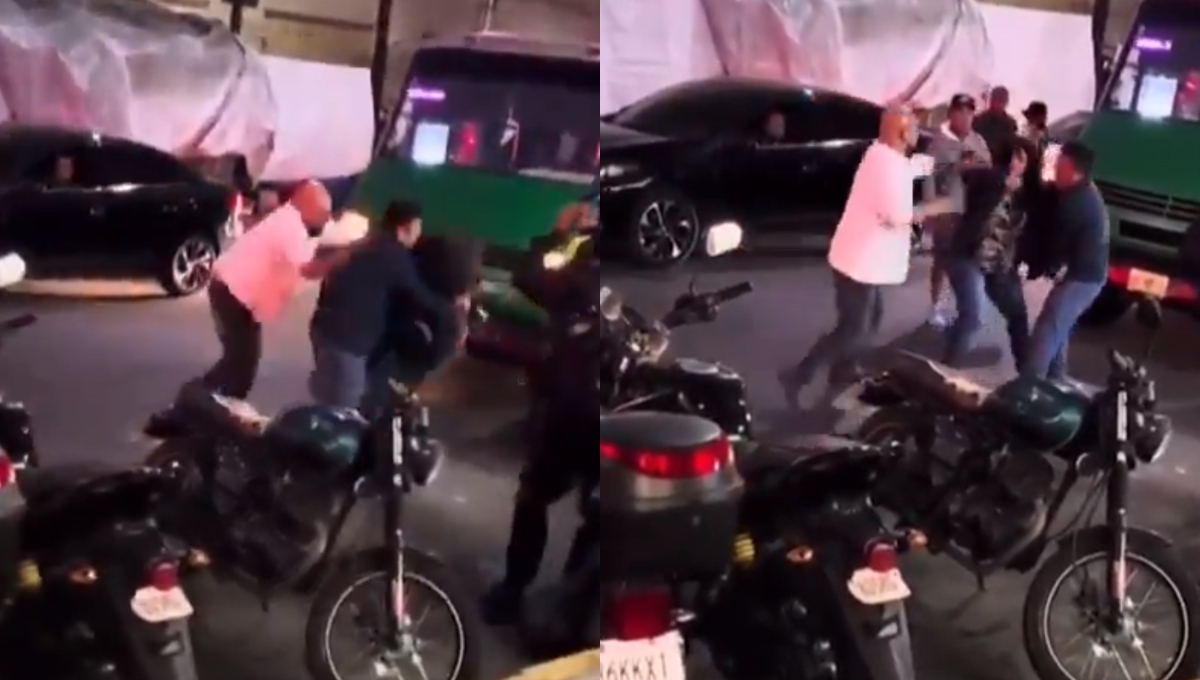 Captan a un microbusero cuando golpeaba a una mujer en la CDMX: VIDEO