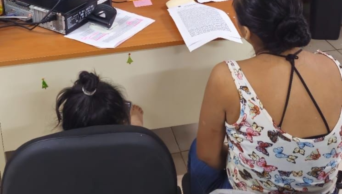 La menor quedó a disposición de la Fiscalía de Yucatán para el proceso correspondiente
