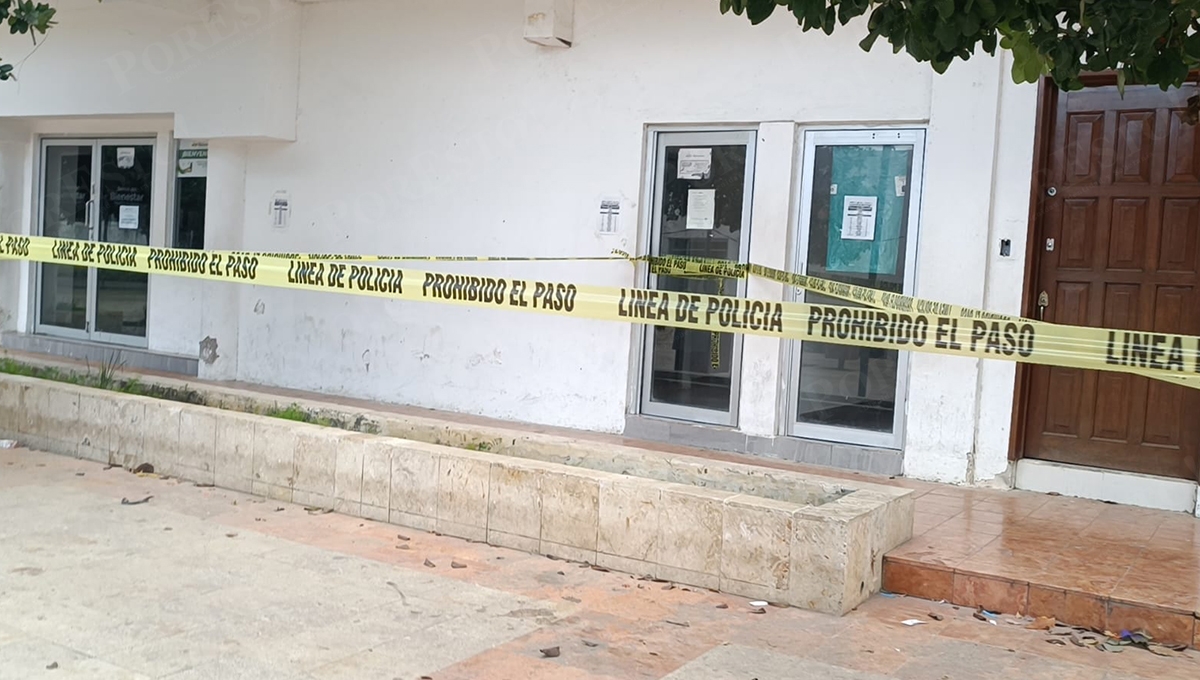 Acordonaron el sector para evitar la intromisión de curiosos