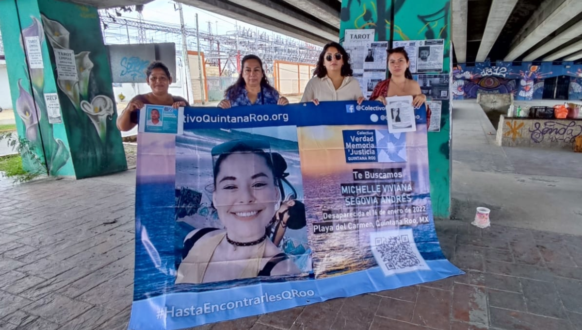 Madres buscadoras en Playa del Carmen piden ayuda a los residentes