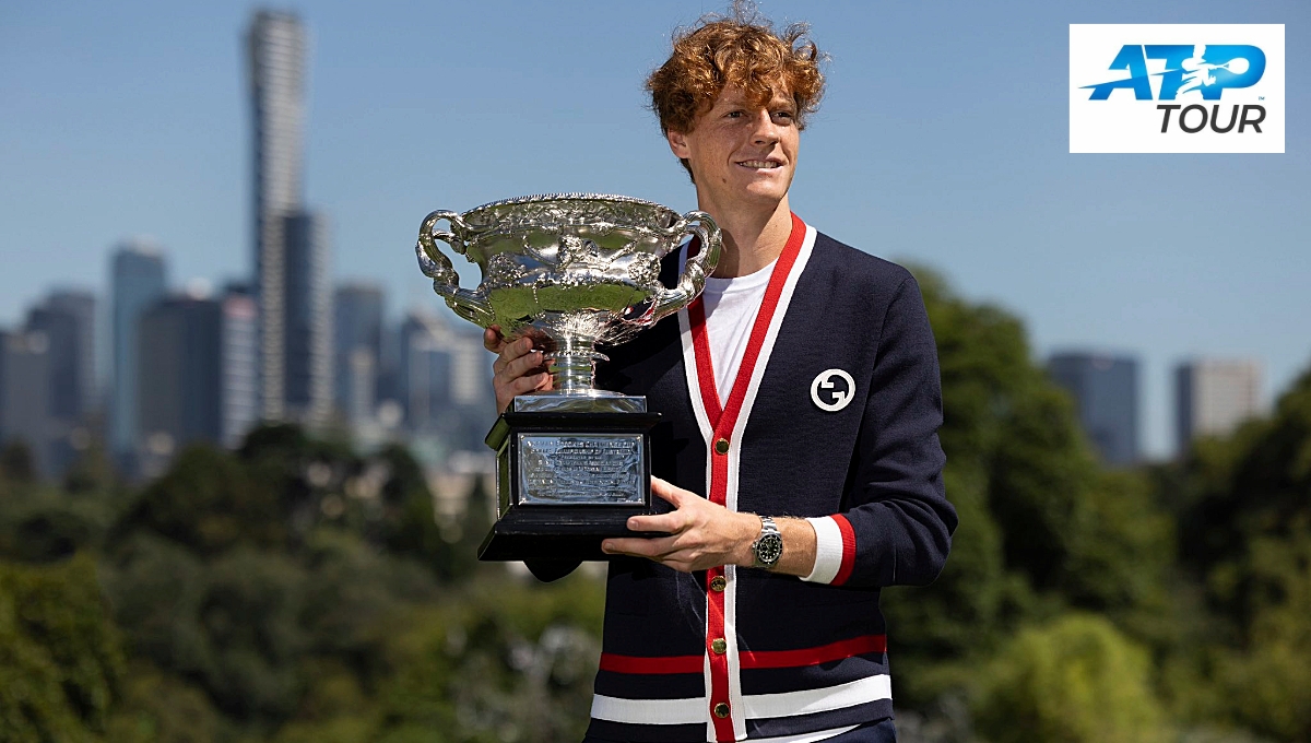 Si bien los primeros cuatro están ajustados en la parte más alta, el que más estiró la diferencia fue Sinner, que después de ganar Melbourne, sigue cuarto adelante de Rublev