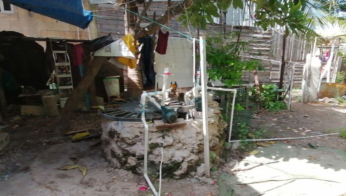 También en la isla hay familias que tienen pozos, los cuales sirvieron para apoyar a los vecinos en tiempos de desabasto.