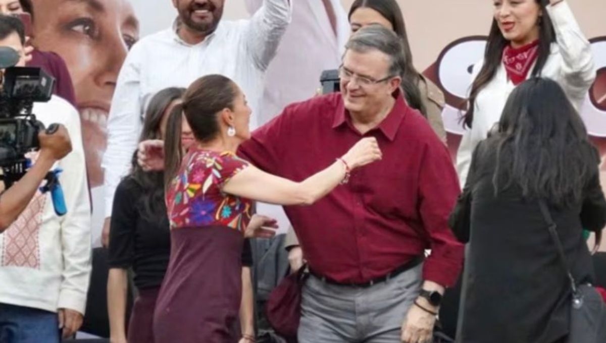 Marcelo Ebrard continuará fijo en Morena, de la mano de Claudia Sheinbaum Marcelo Ebrard continuará fijo en Morena, de la mano de Claudia Sheinbaum