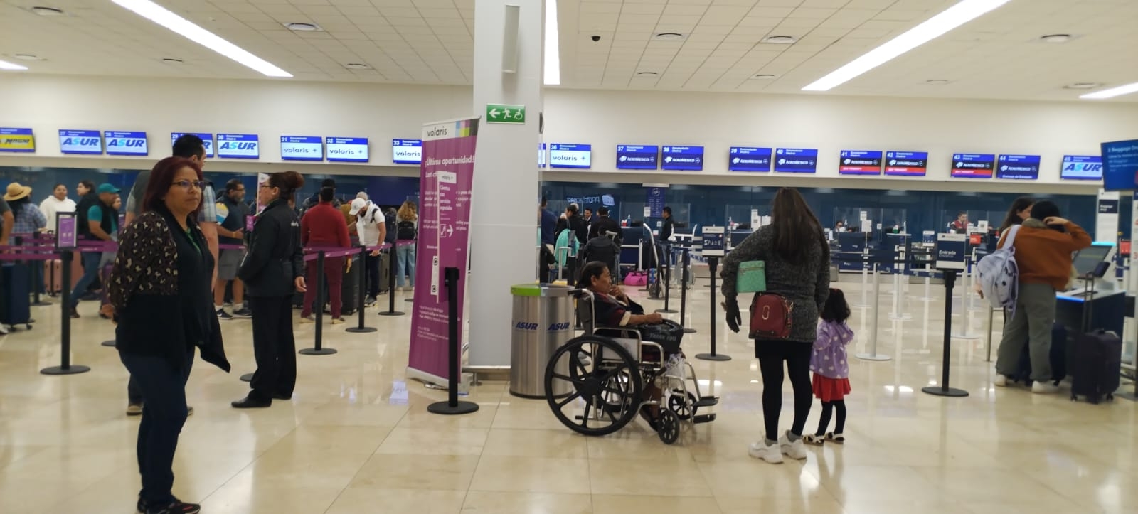 El aeropuerto de Mérida comienza a registrar gran movilización de vuelos