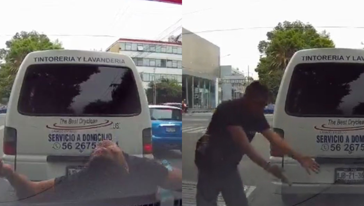 El limpiaparabrisas comenzó a gritarle al conductor por haberlo atropellado