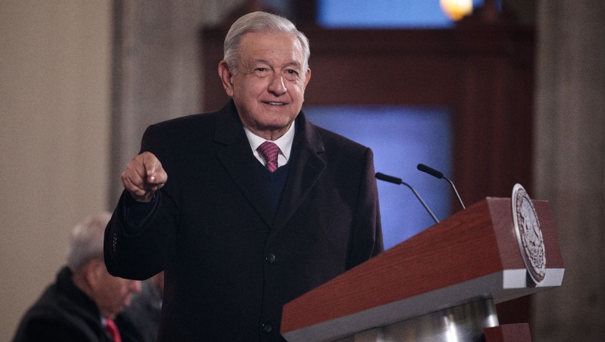 Andrés Manuel López Obrador encabeza este jueves 4 de enero, la conferencia mañanera desde Palacio Nacional