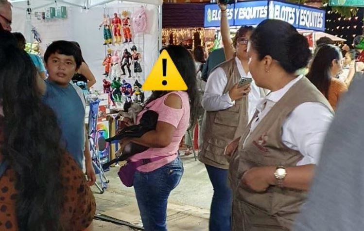 La dependencia instaló un punto de recepción de denuncias en la Plaza de la República