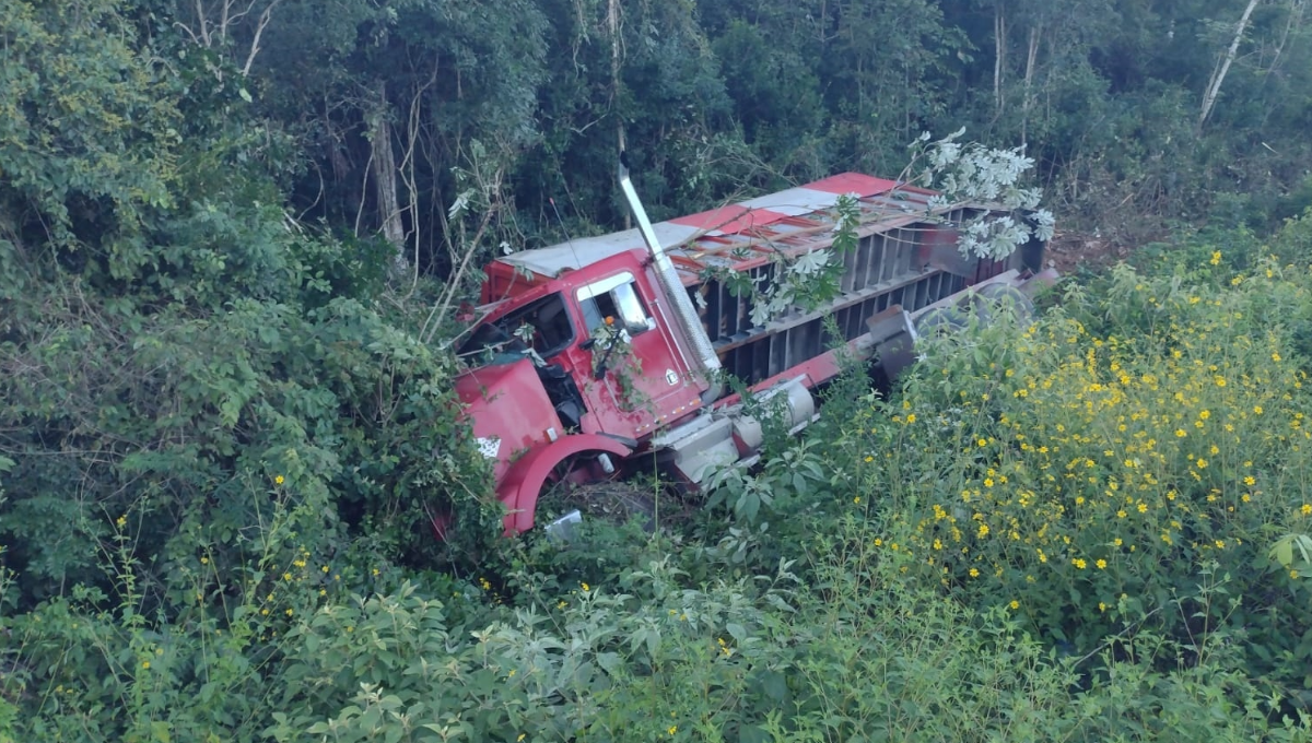 A pesar de la magnitud del accidente, afortunadamente no se reportaron víctimas.