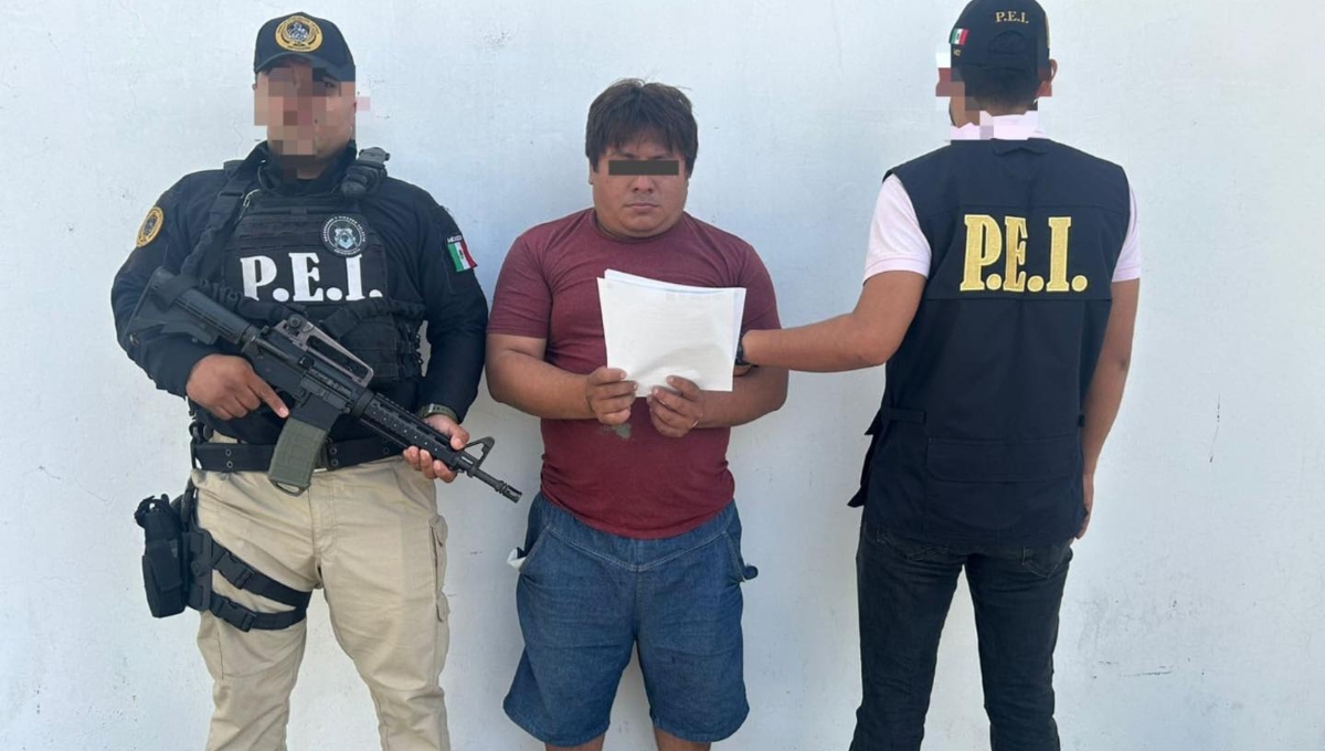 El hombre quedará a disposición de la FGE Yucatán El hombre quedará a disposición de la FGE Yucatán