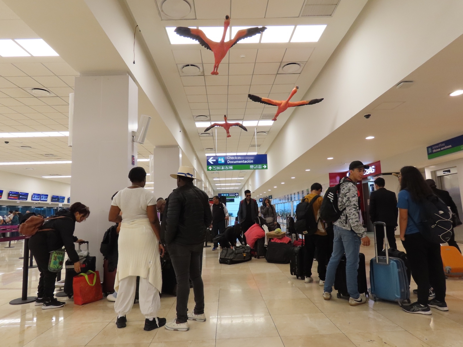 Los vuelos han llegado con hasta media hora de adelanto