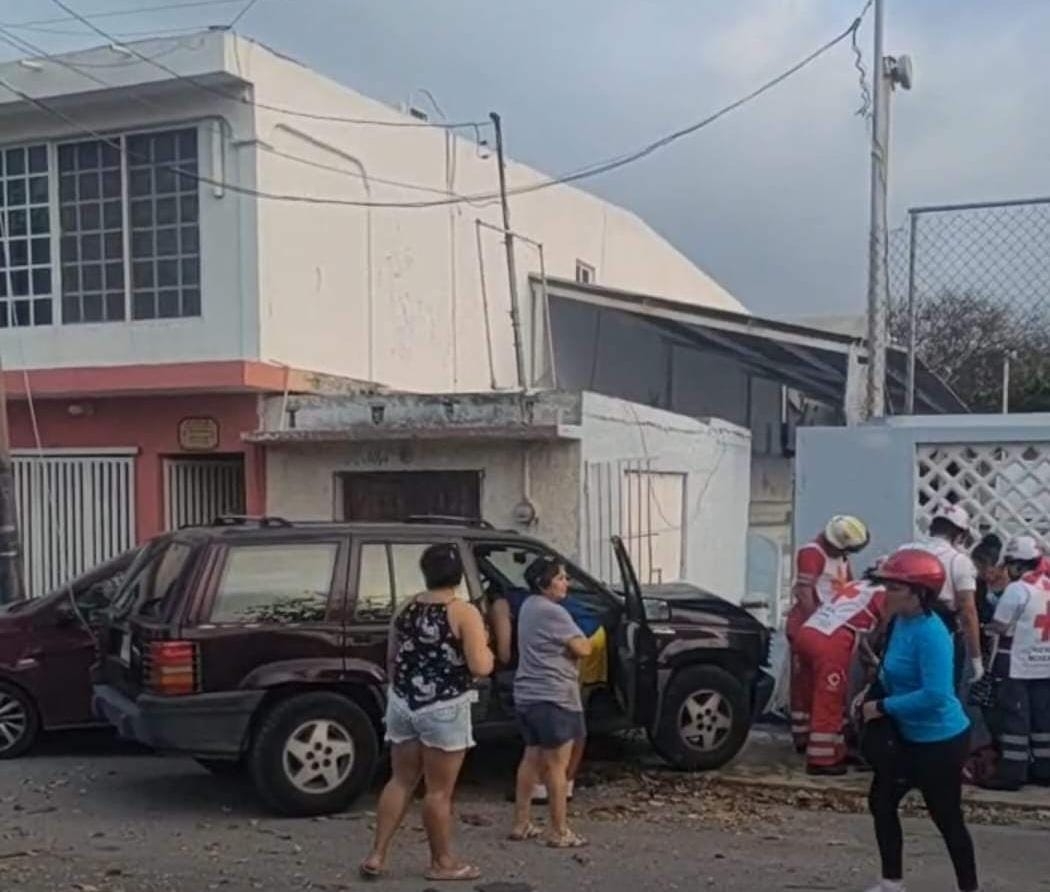 Solamente se registraron daños materiales en el accidente en Progreso