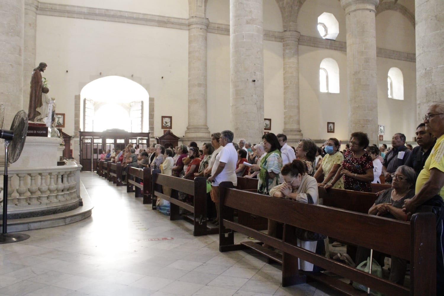 Habrá misas en distintos horarios en la Catedral de Mérida