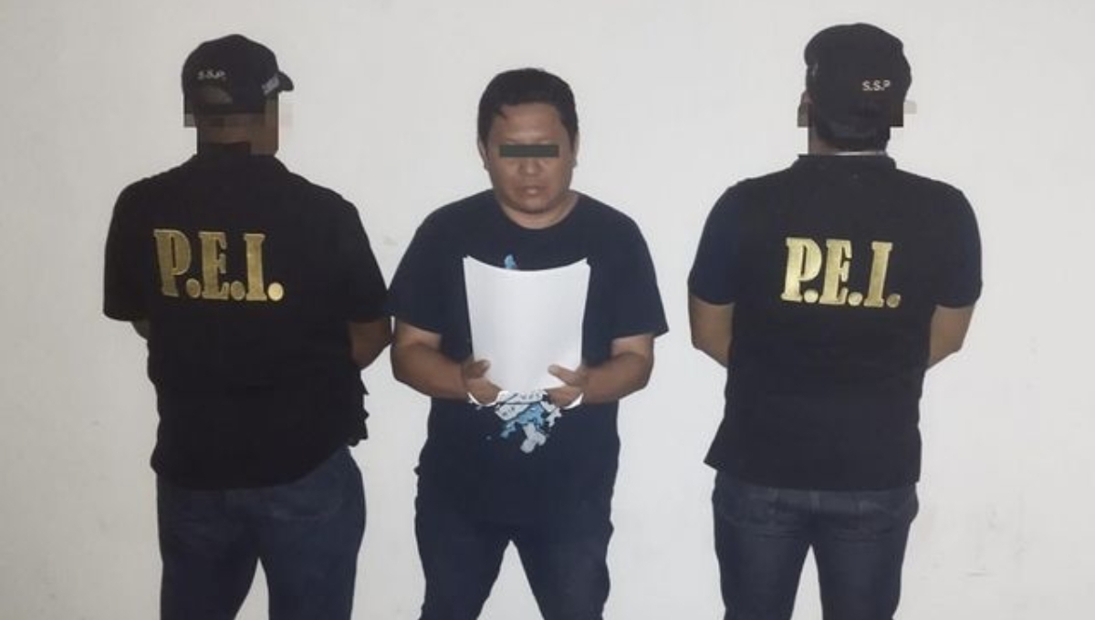 El hombre fue puesto a disposición de la FGE Yucatán El hombre fue puesto a disposición de la FGE Yucatán
