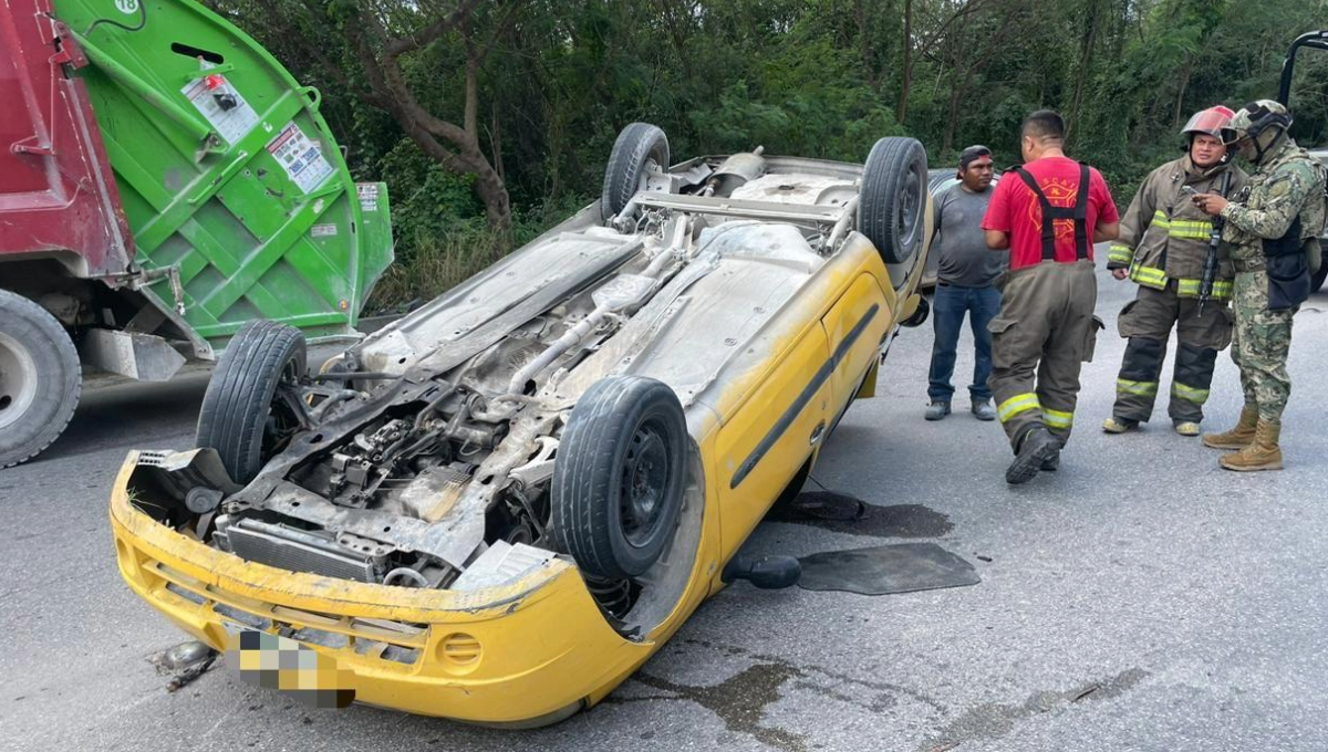 Automovilistas reportaron el accidente al mediodía; la primera en llegar fue la Semar