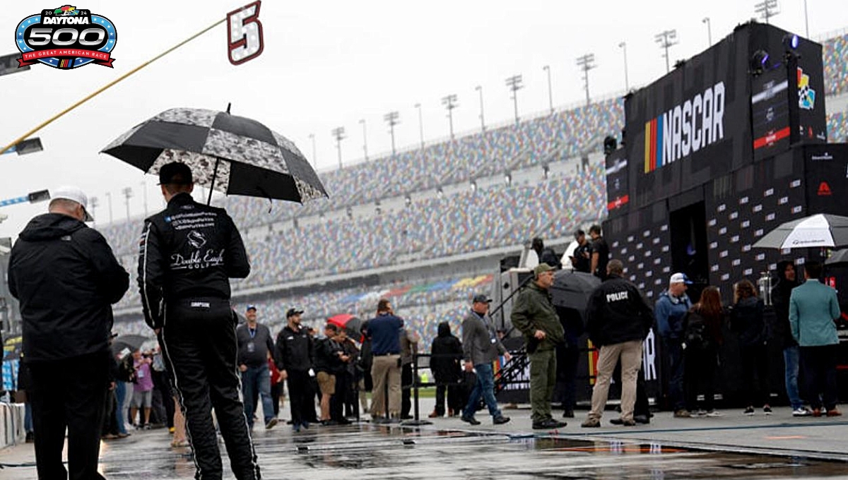 Posponen las 500 Millas de Daytona por fuertes lluvias en Florida ¿Cuándo se correrá?