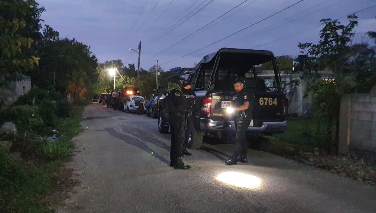 Al lugar llegaron elementos de la SSP Yucatán y FGR