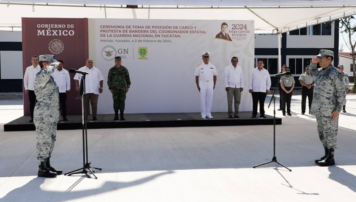 Ramón Guardado Sánchez es el nuevo Coordinador de la Guardia Nacional en Yucatán